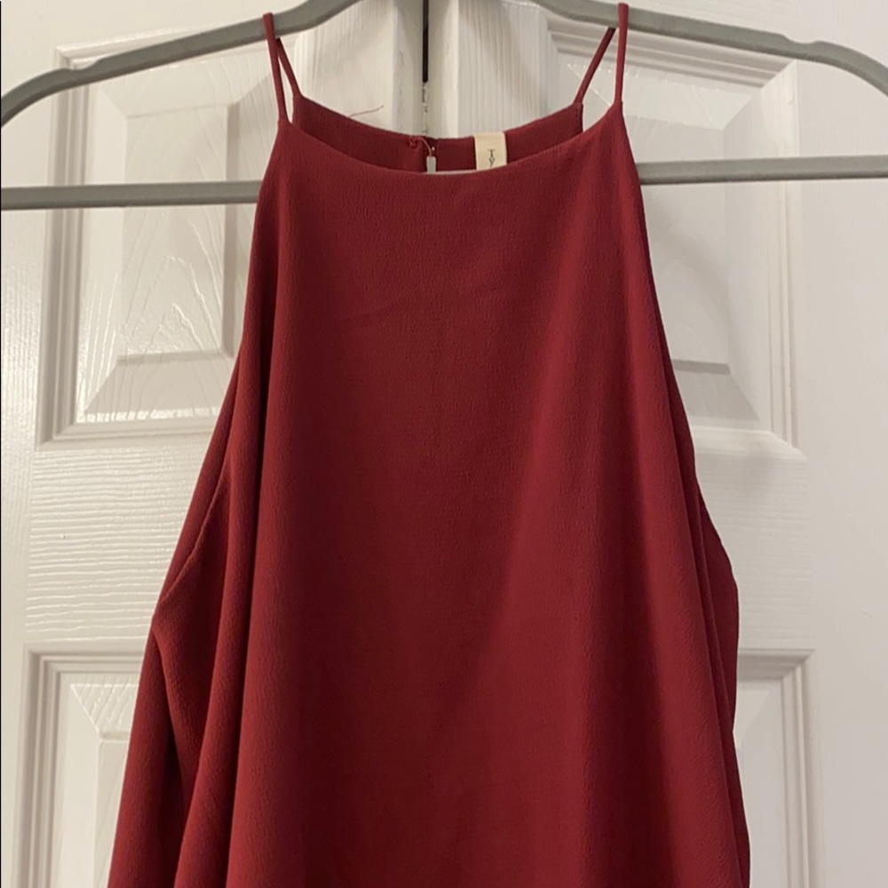 Maroon romper